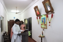 13.06.2018 - BLESSINGS BY OUR COLLEGE CHAIRMAN ON THE REOPENING DAY FOR II & III YEAR STUDENTS