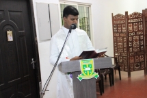  13.06.2018 - BLESSINGS BY OUR COLLEGE CHAIRMAN ON THE REOPENING DAY FOR II & III YEAR STUDENTS